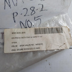 08 Stem For Er Press Reducing &amp; Safety Valve W08