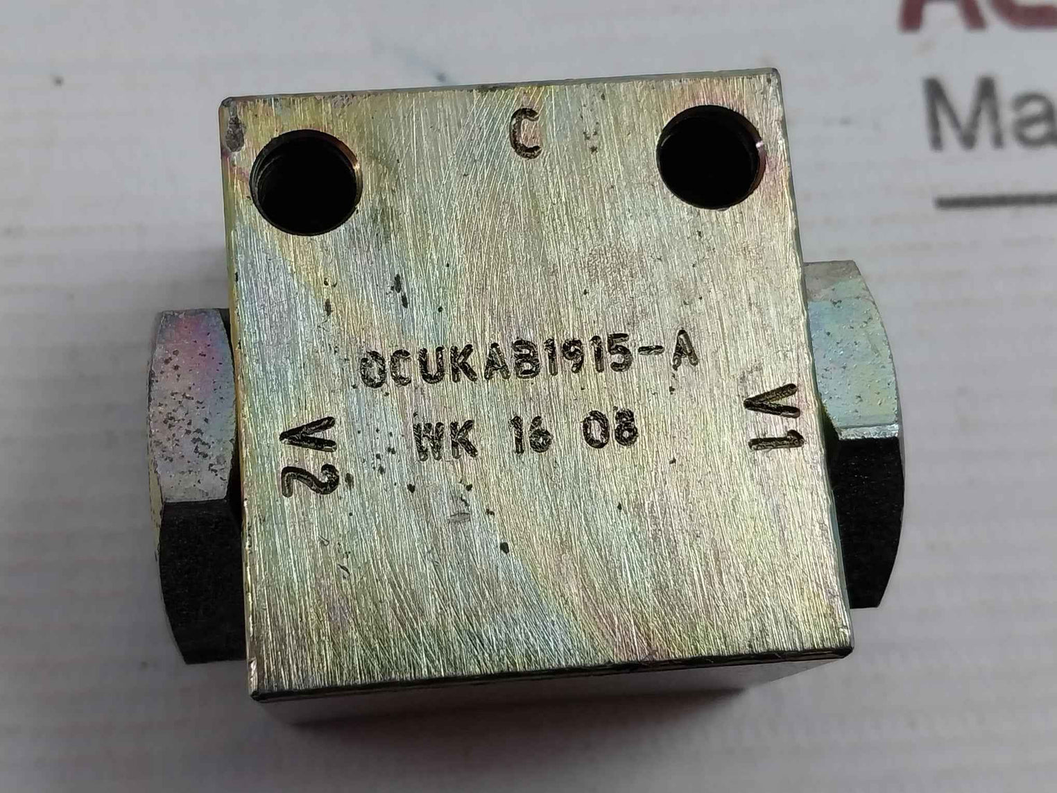 0Cukab1915-a Shuttle Valve 182-0421