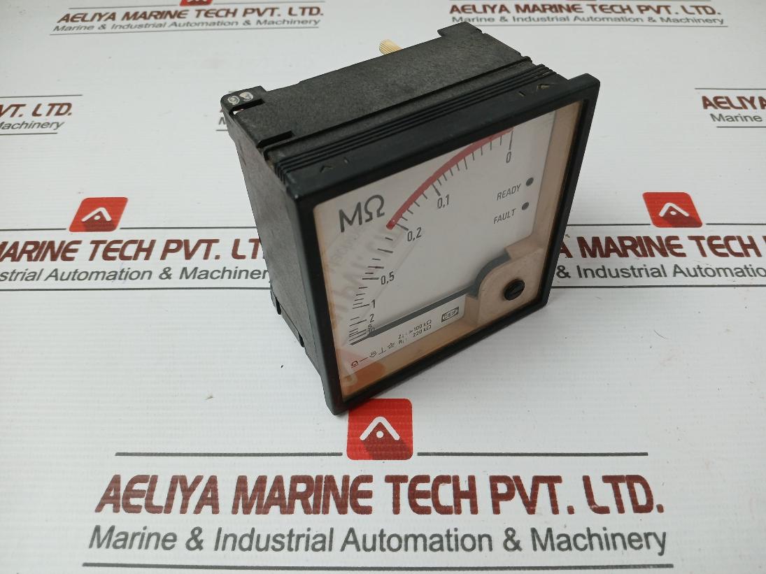 0 To 10 ∞MΩ Analog Panel Meter Internal Resistance(Ri)-220Kohm Brand Deif 300V 10A
