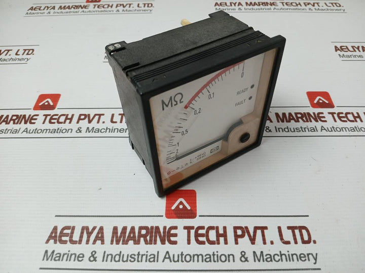0 To 10 ∞MΩ Analog Panel Meter Internal Resistance(Ri)-220Kohm Brand Deif 300V 10A