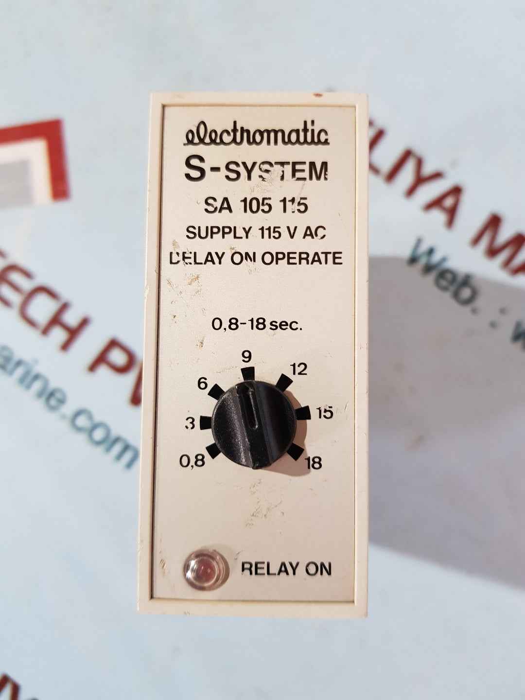 ELECTROMATIC SA 105 115 Delay on Operate Timer 115V 0,8-18SEC