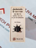 ELECTROMATIC SA 105 115 Delay on Operate Timer 115V 0,8-18SEC