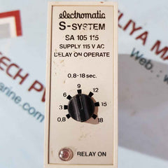 ELECTROMATIC SA 105 115 Delay on Operate Timer 115V 0,8-18SEC