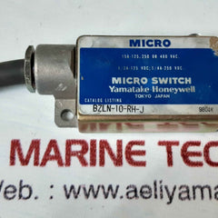 Yamatake-Honeywell BZLN-10-RH-J Micro Switch 9804K 15A-125, 250