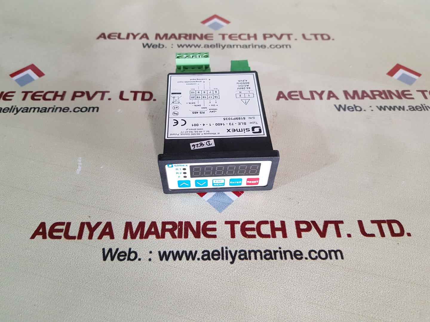 SIMEX SLE-73-1400-1-4-001 Pulse Counter