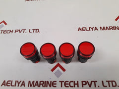 Lot of 4X APT AD16-22D/S31 Indicator Light 220V 20 MA