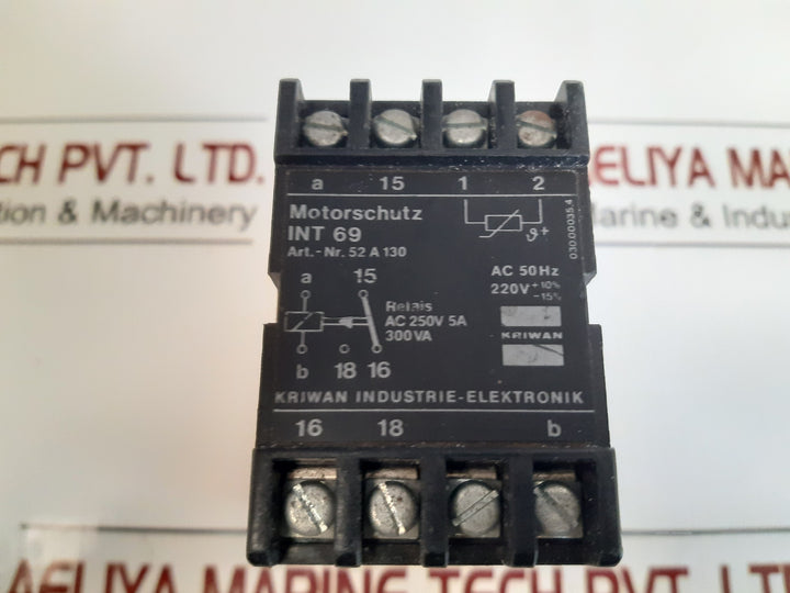 Kriwan Int 69 Engine Protection Relay 52 A 130