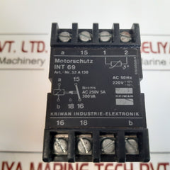 Kriwan Int 69 Engine Protection Relay 52 A 130