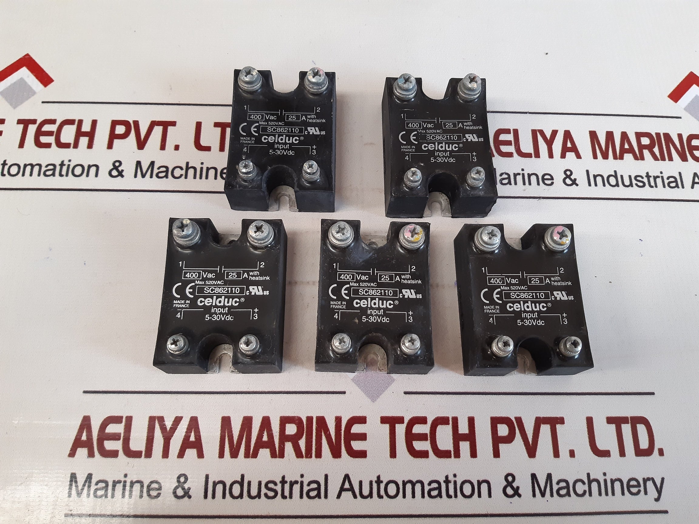 Celduc Sc862110 Solid State Relay Max 520Vac 5-30Vdc