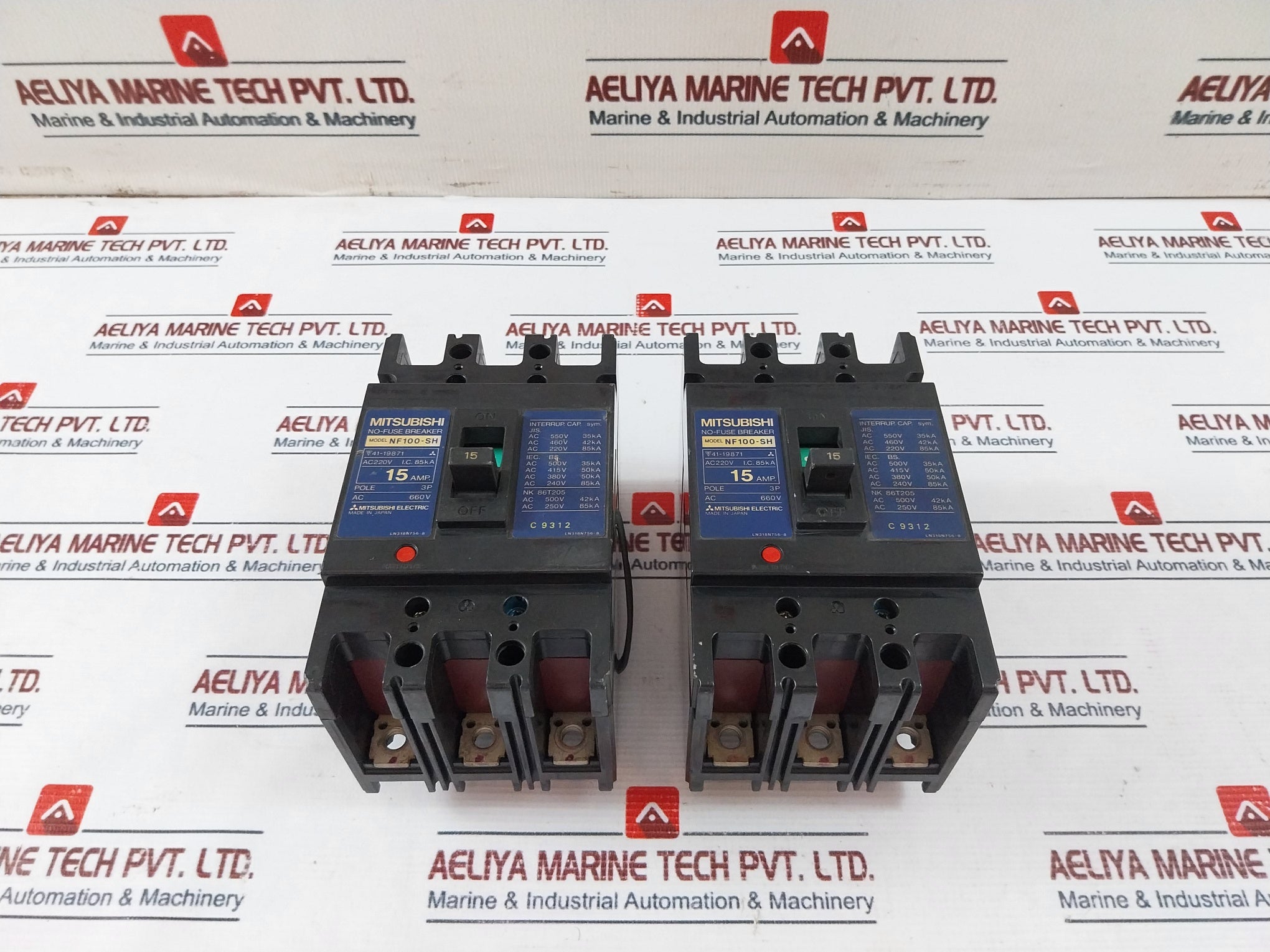 Mitsubishi Electric Nf100-sh No-fuse Breaker 15Amp 660V