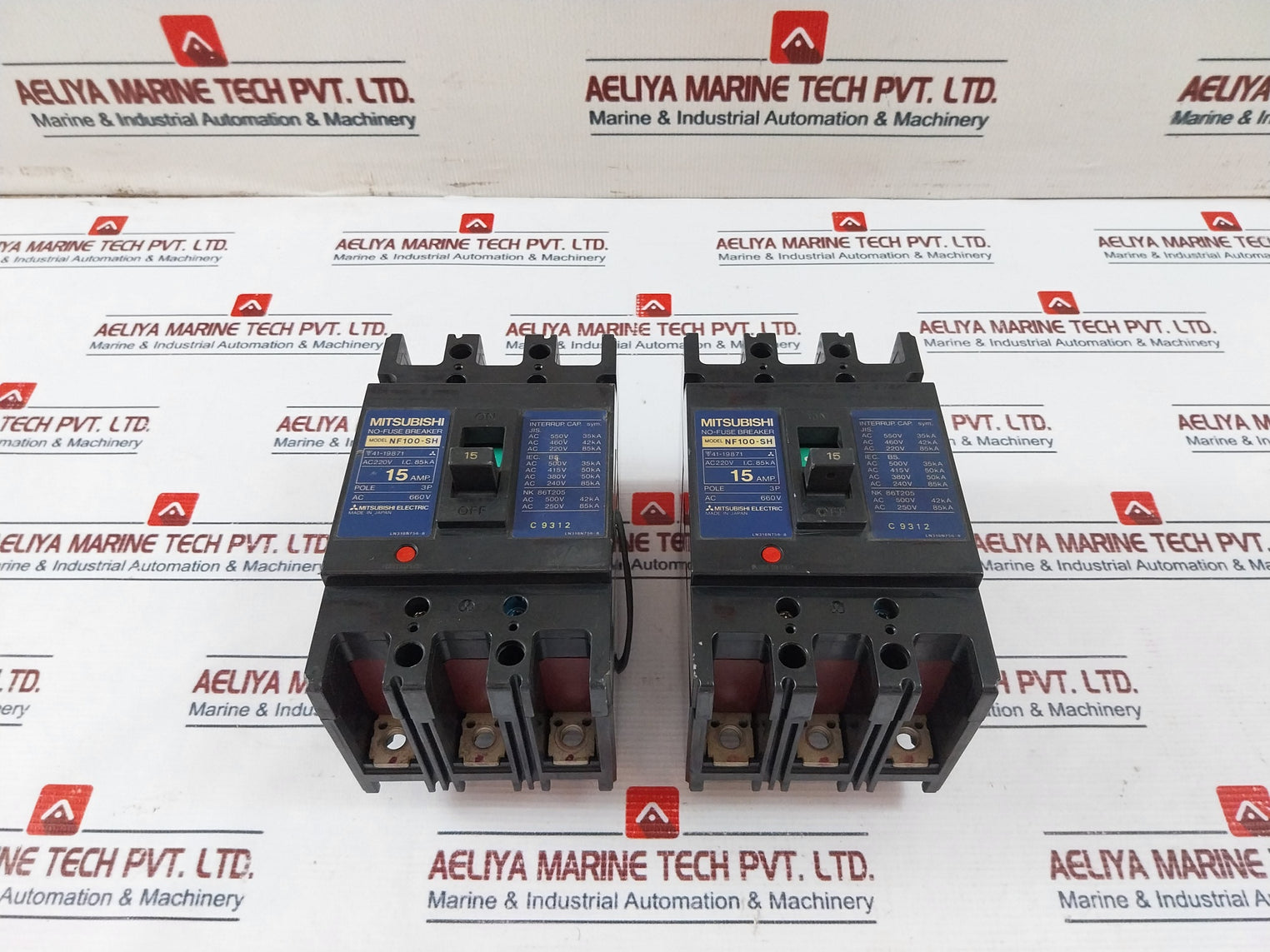 Mitsubishi Electric Nf100-sh No-fuse Breaker 15Amp 660V