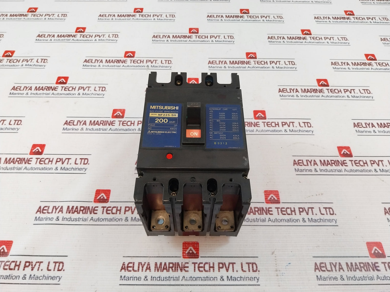 Mitsubishi Electric Nf225-sh 200Amp No-fuse Breaker 3Pole 660V