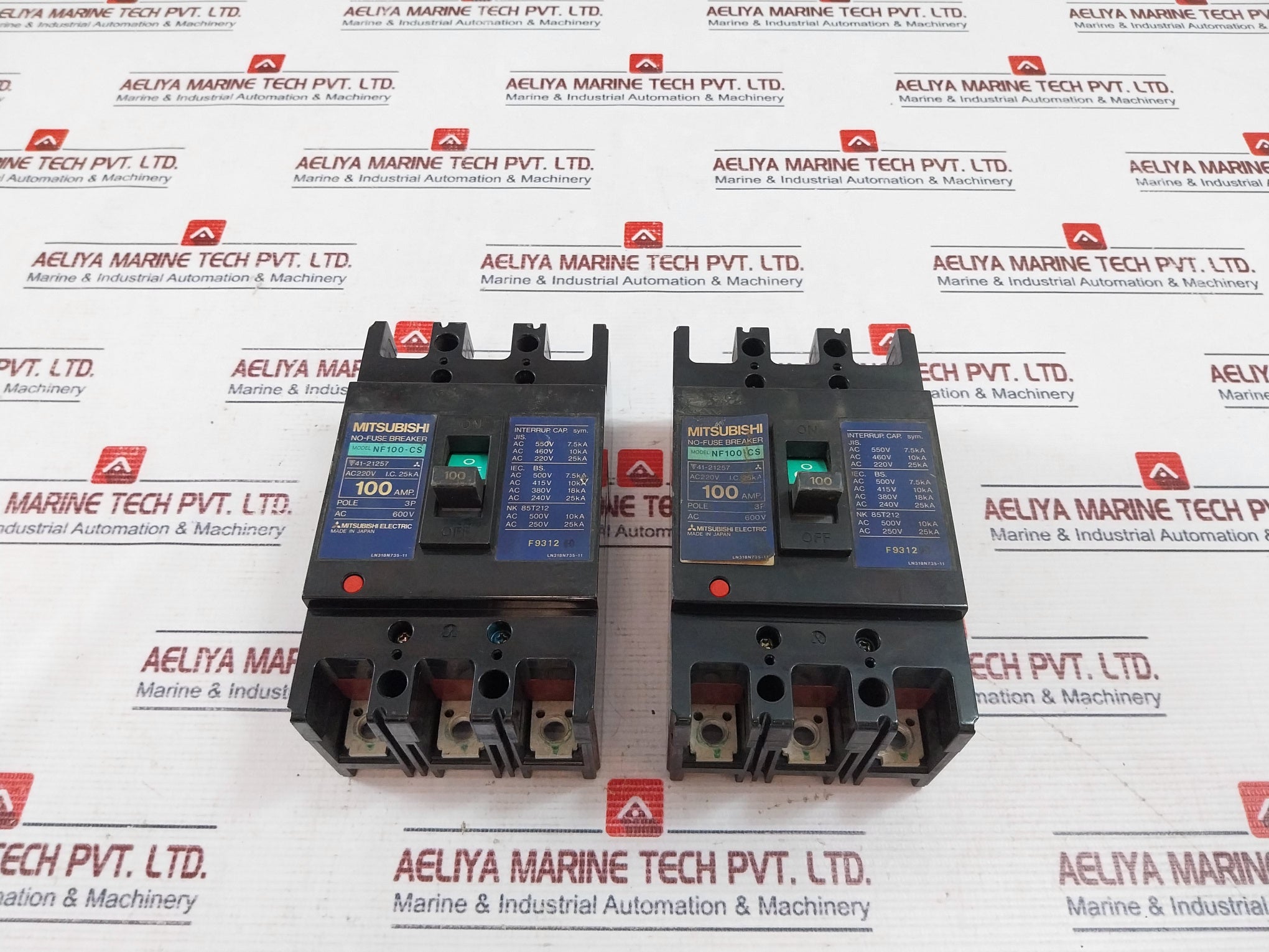 Mitsubishi Electric Nf100-cs No-fuse Breaker 100Amp 600V