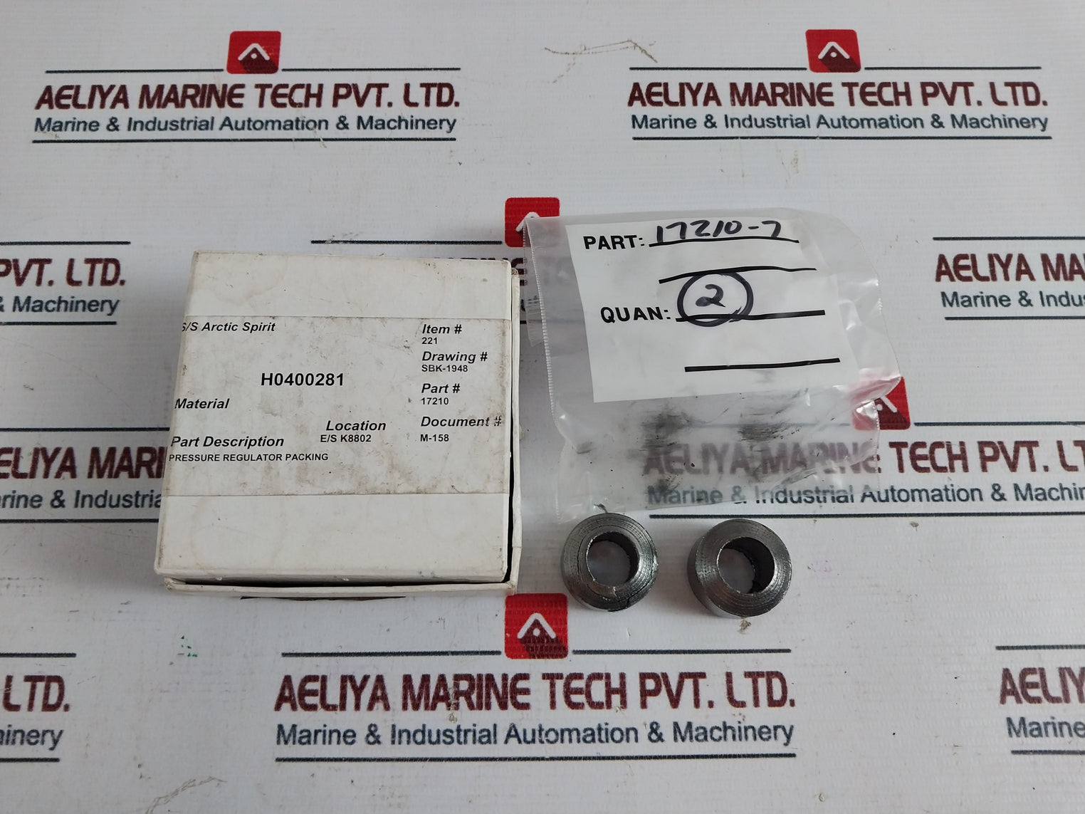 17210-7 Pressure Regulator Packing 17210