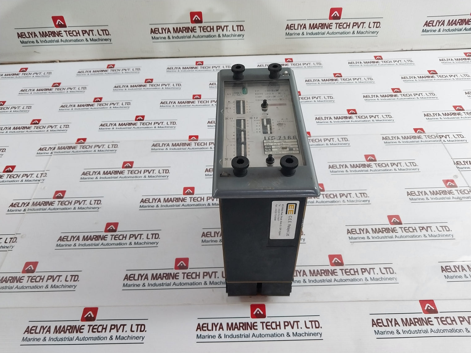 C.E.E. Itg 7166 Phase Overcurrent Relay 60Hz 24V