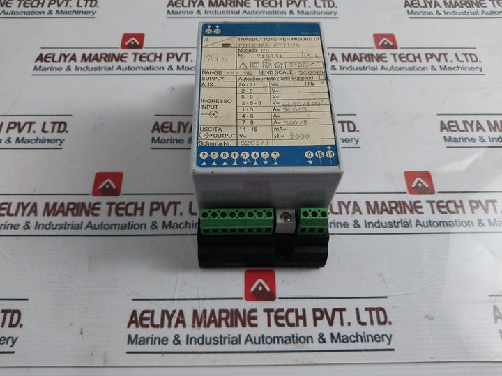 Pd 910441 Transducer For Active Power Measurements 757.5W 5000Kw
