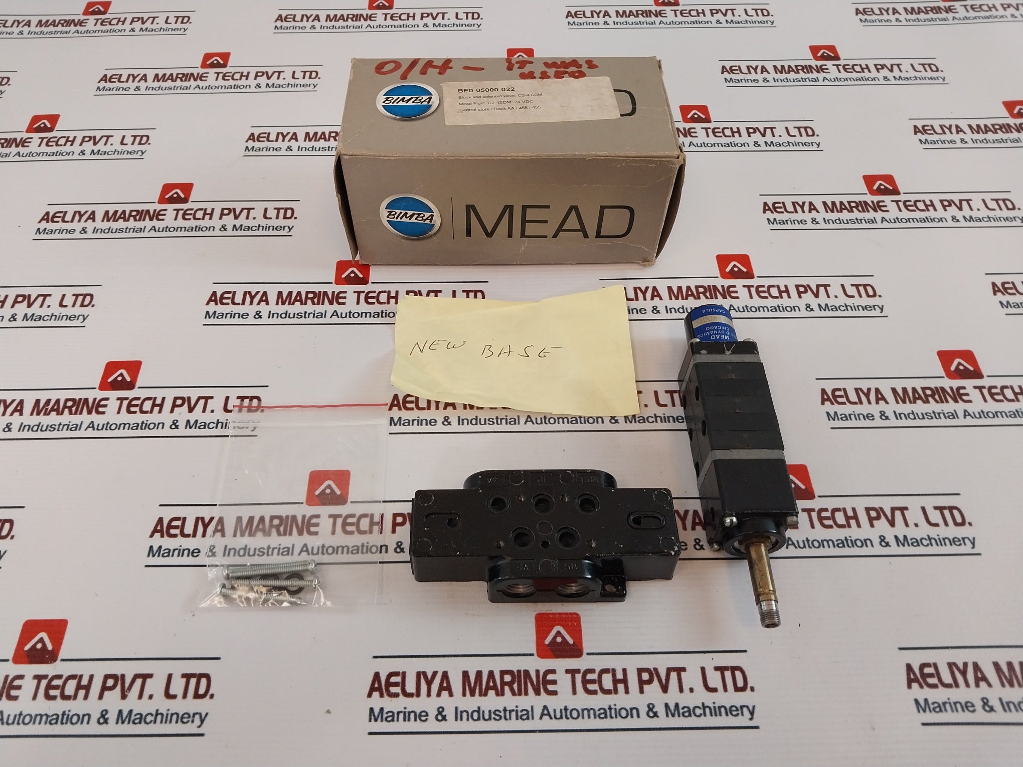 Mead C2-4Dcd Block And Solenoid Valve Set