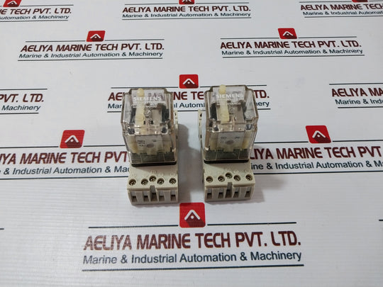 Siemens V23100V9113F206 Plug-in Relay With Base 10A 250V