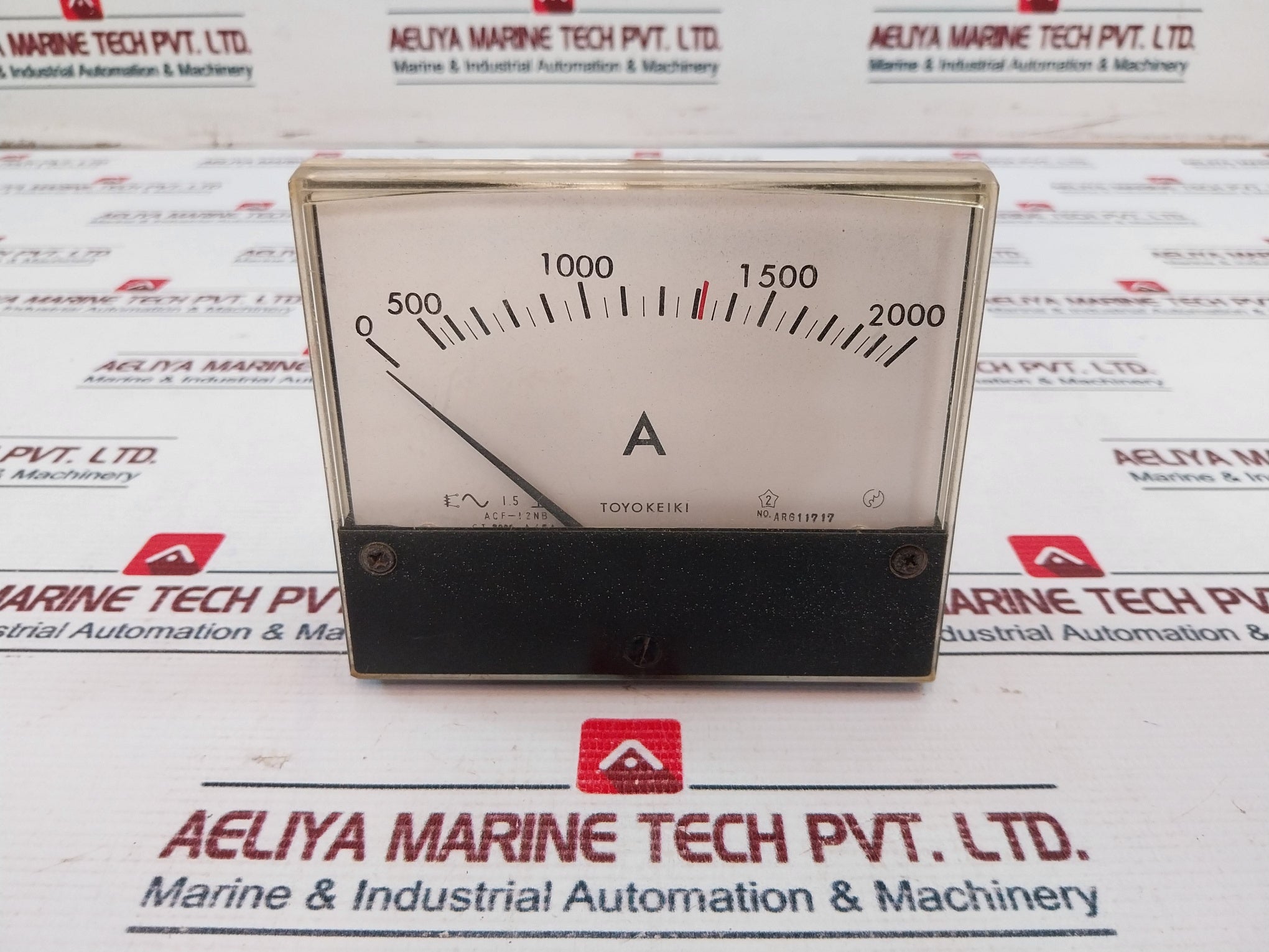 Toyo Keiki Acf-12Nb Amp Meter 0-2000 A