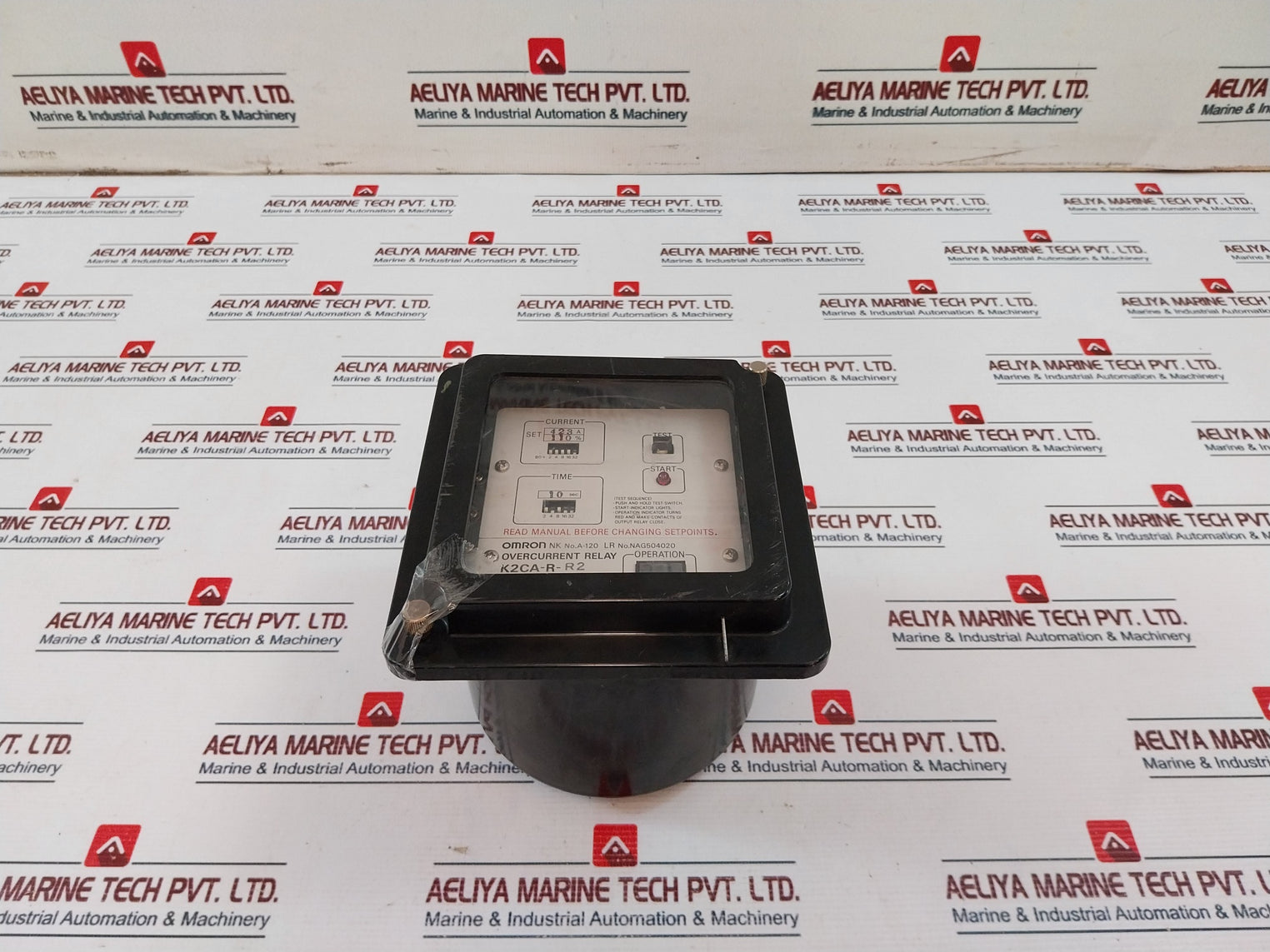 Omron K2Ca-r-r2 Overcurrent Relay 100/110/200/220Vac 5A 50/60Hz 10 Sec