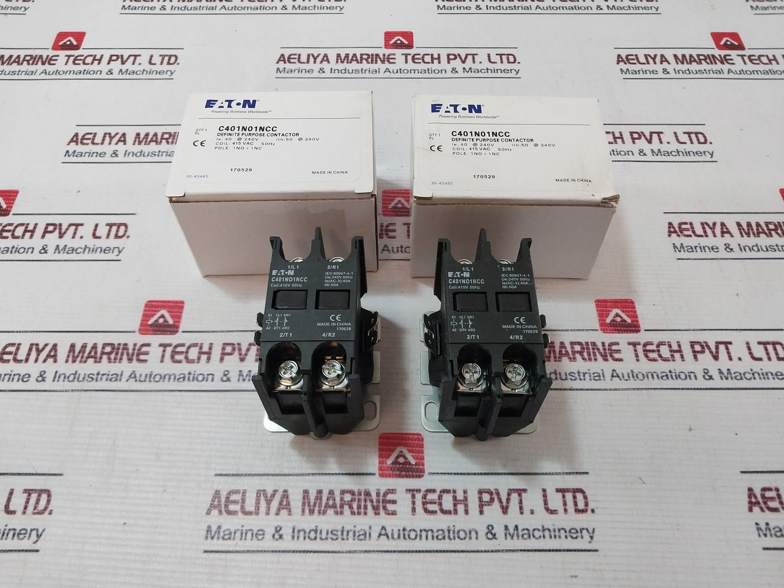 Lot Of 5X Eaton C401No1Ncc Definite Purpose Contactor 30-45485, 50Hz