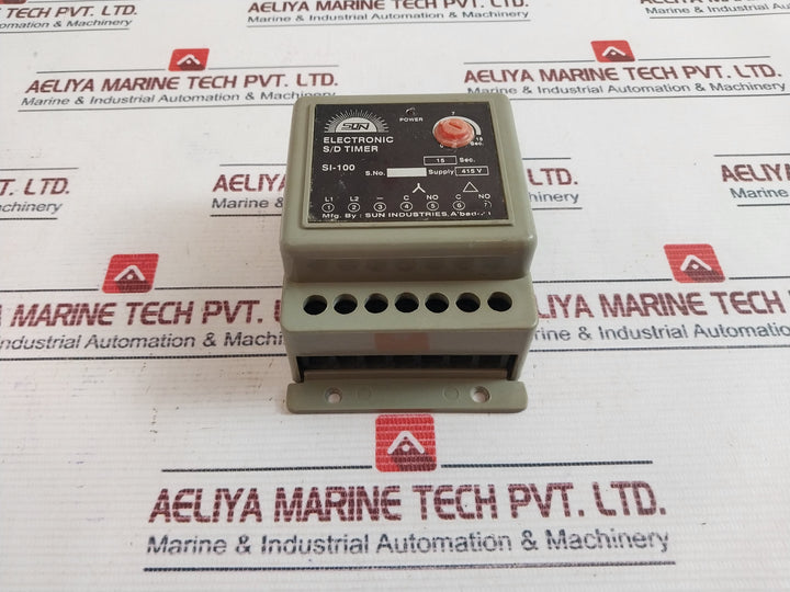 Sun Industries Si-100 Electronic S/D Timer 15 Sec 415V
