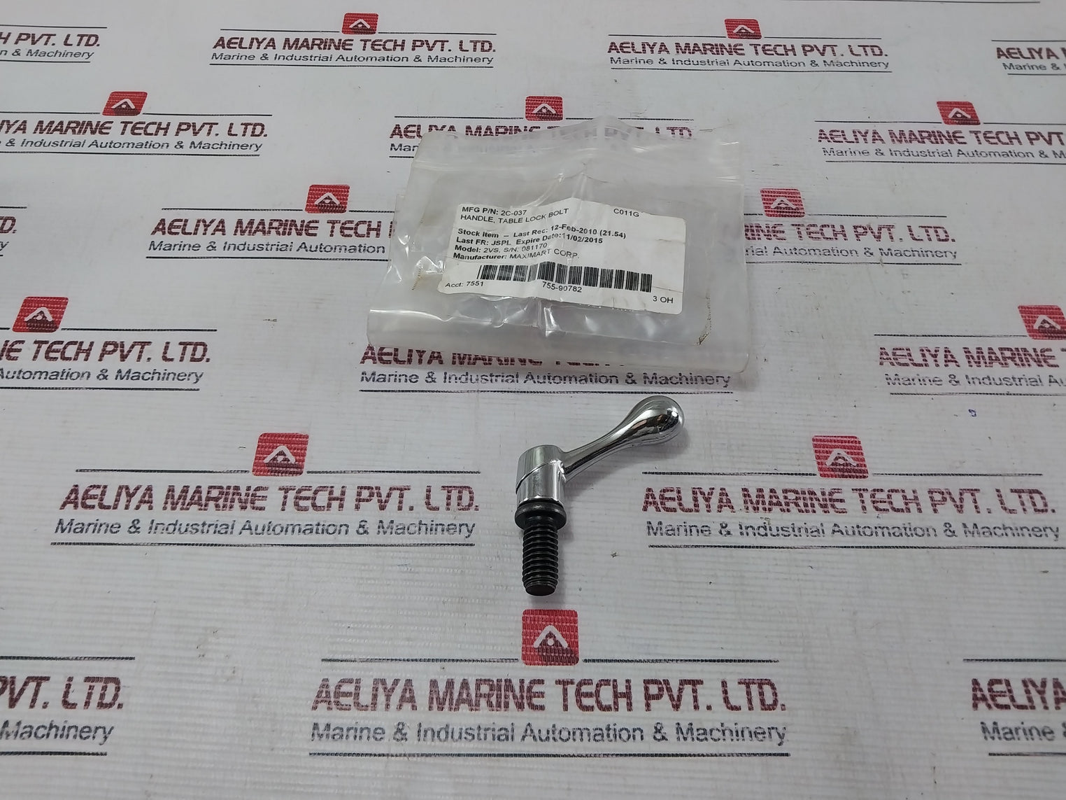 Maximart 2C-307 Handle, Able Lock Bolt 2Vs