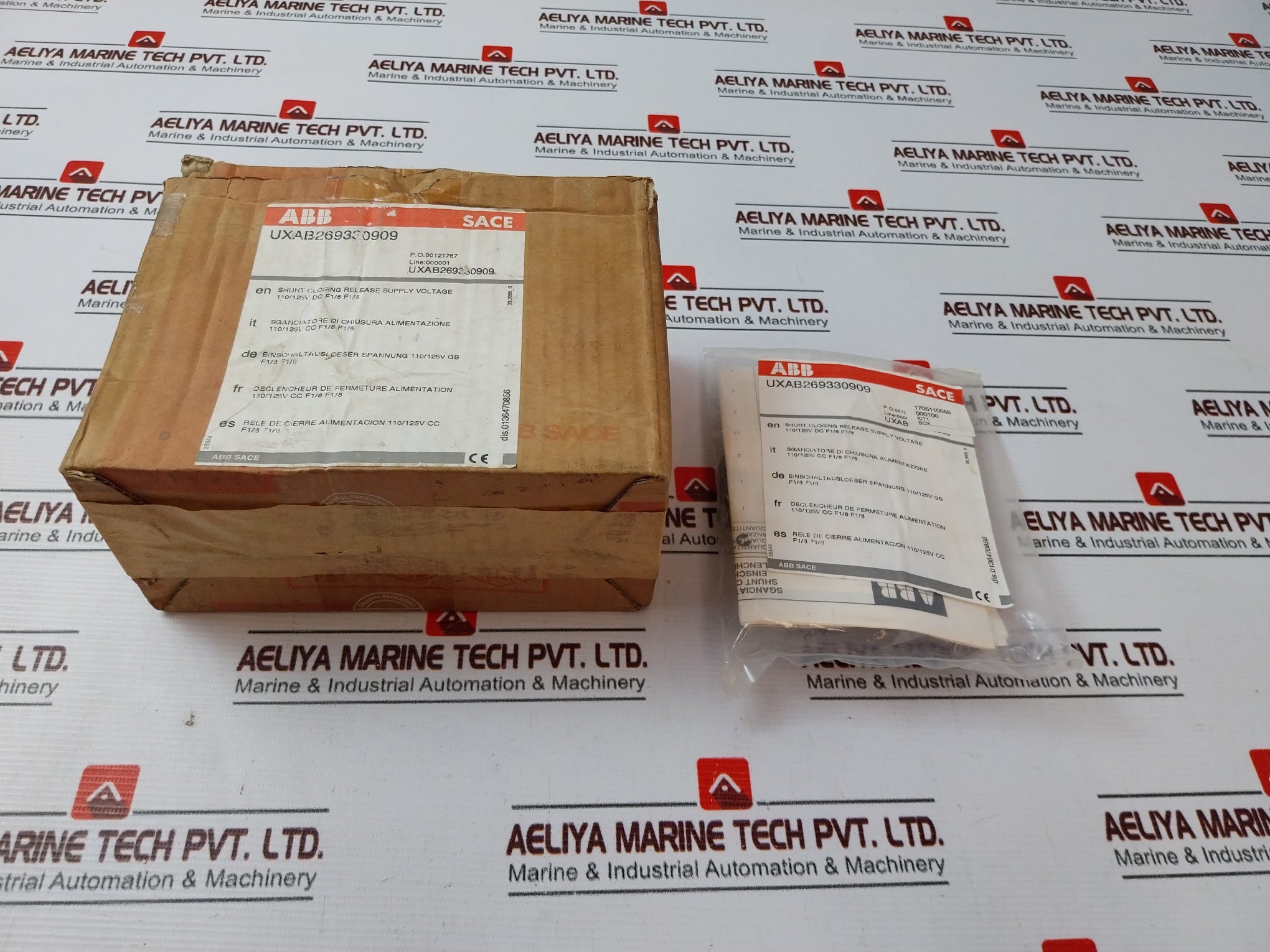 Abb Swg952.002.0131 Closing Coil Kit Uxab269330909 500Vac