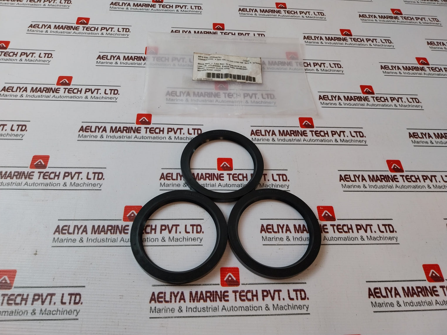 Aker 80X100X10 DIN 3760 Rotary Shaft Seal BA0046791