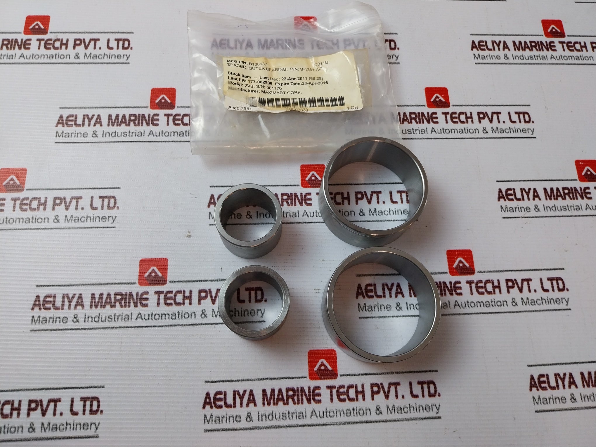 Maximart B136137 Outer Bearing Spacer B-136+137