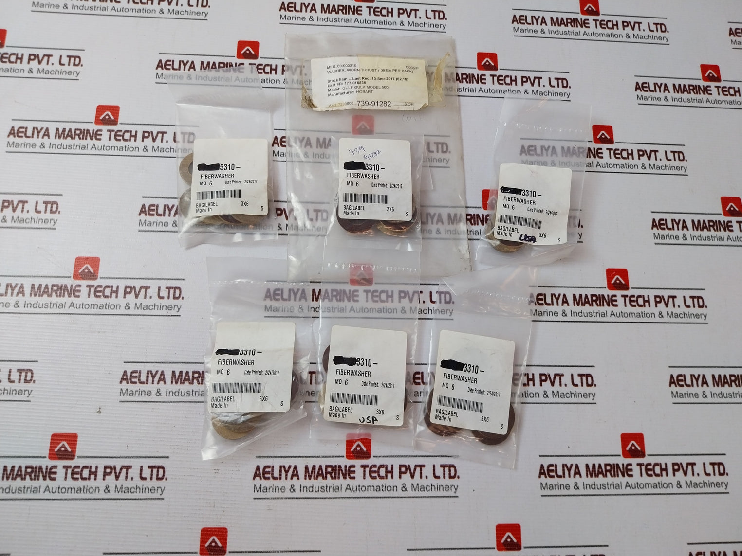 Hobart 00-003310 Worn Thrust Fiberwasher (1 Packet = 6 pcs)