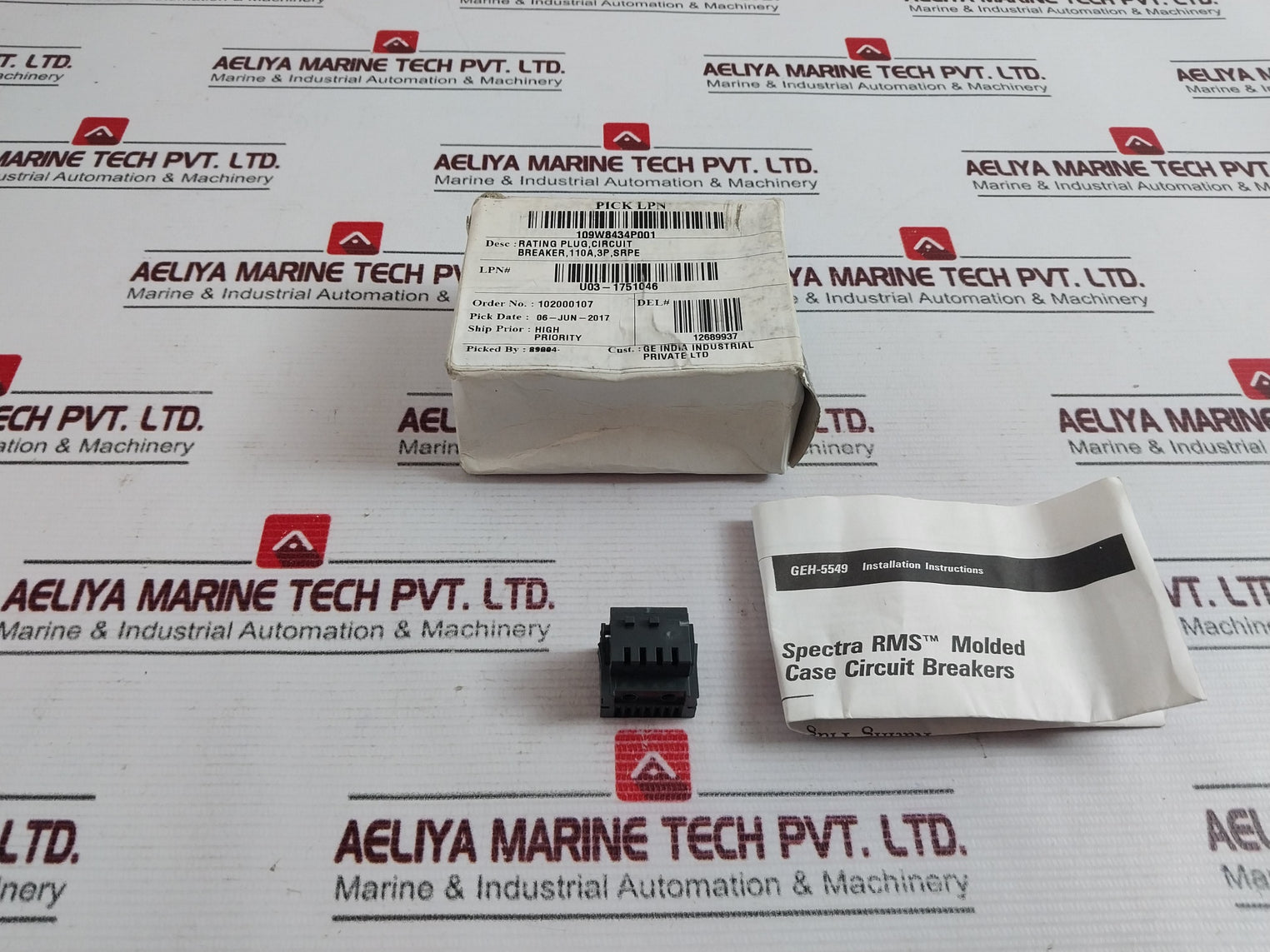 Ge Srpe150A110 Rating Plug Low Voltage Ac Power Breaker Trip Unit 110A