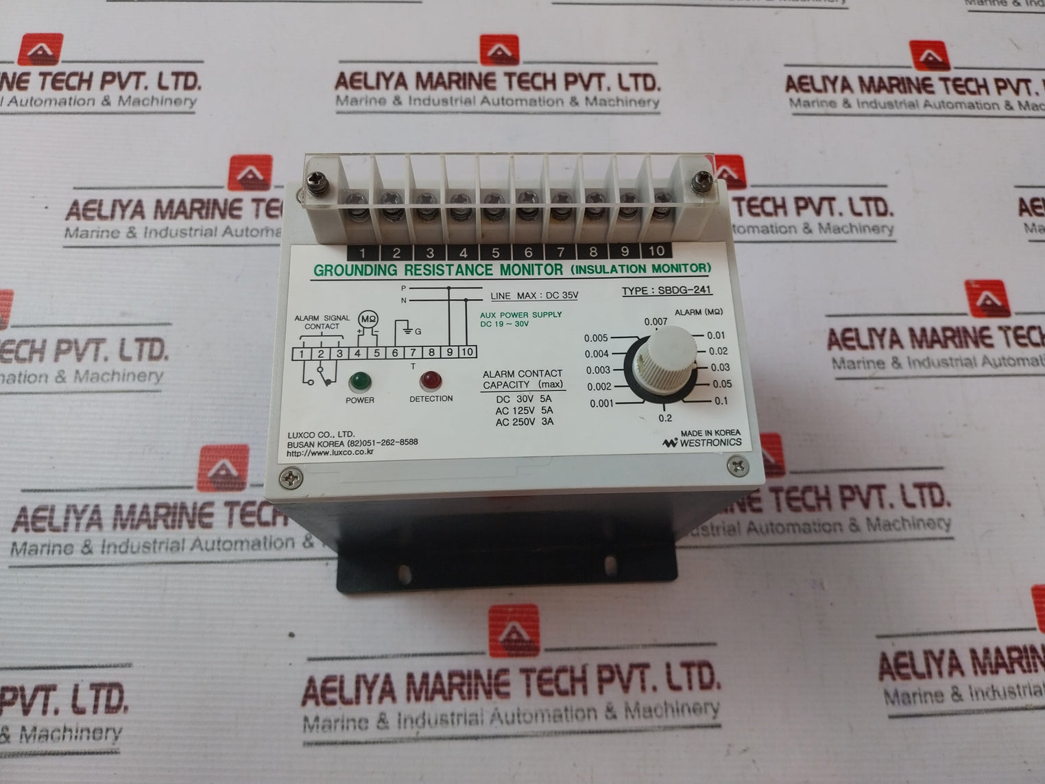 Westronics Sbdg-241 Grounding Resistance Monitor (Insulation Monitor) Dc 19~30V