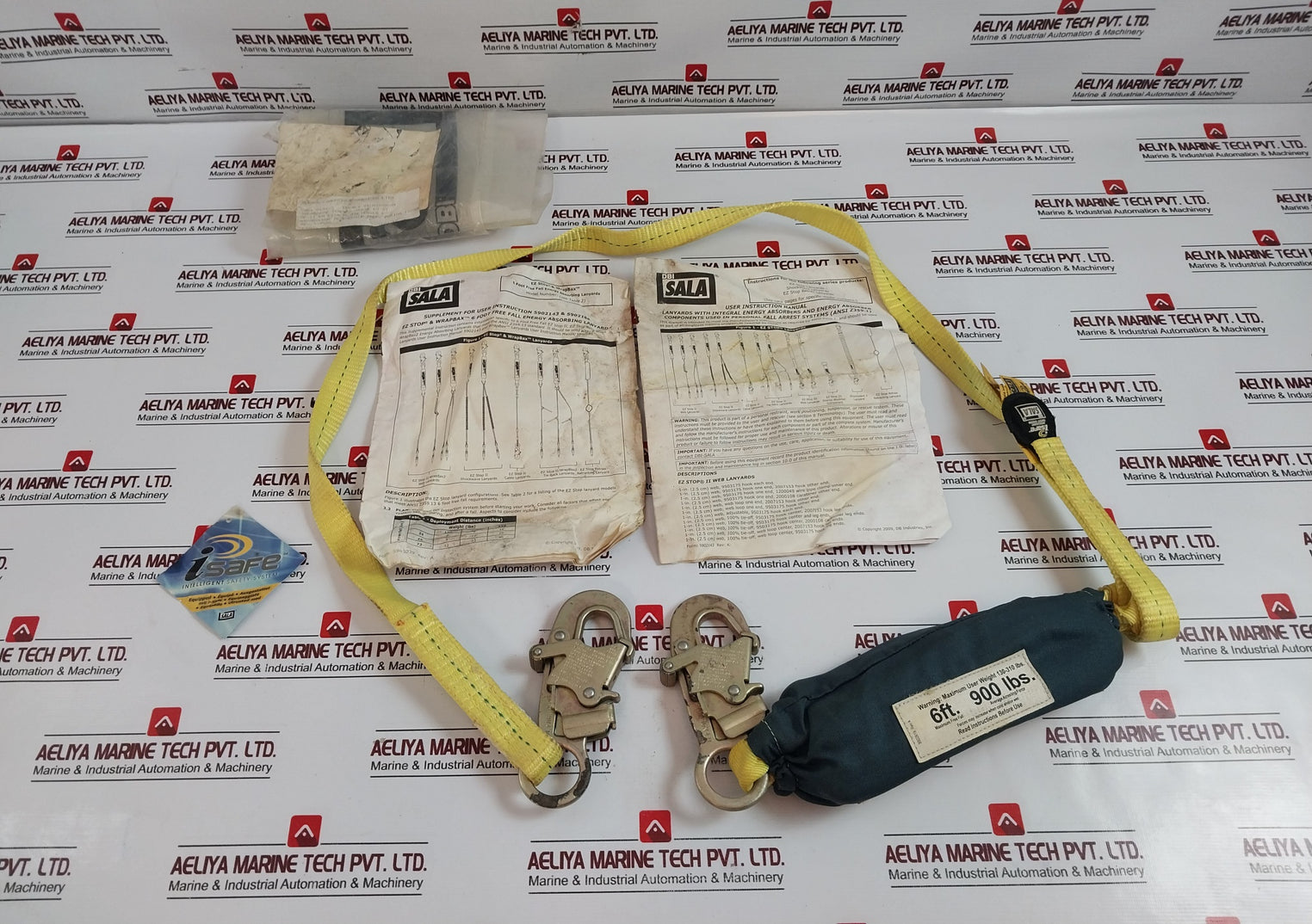 Dbi Sala 1240006 Shock Absorbing Lanyard Hook Anchor Harness Connector 6Ft 900 Lbs