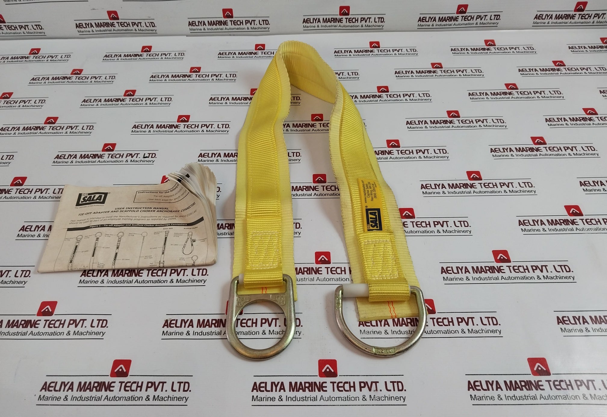 Dbi Sala 1003000 Tie-off Adapter And Scaffold Choker Anchorage Connectors 3 Ft 9503303 Rev: C