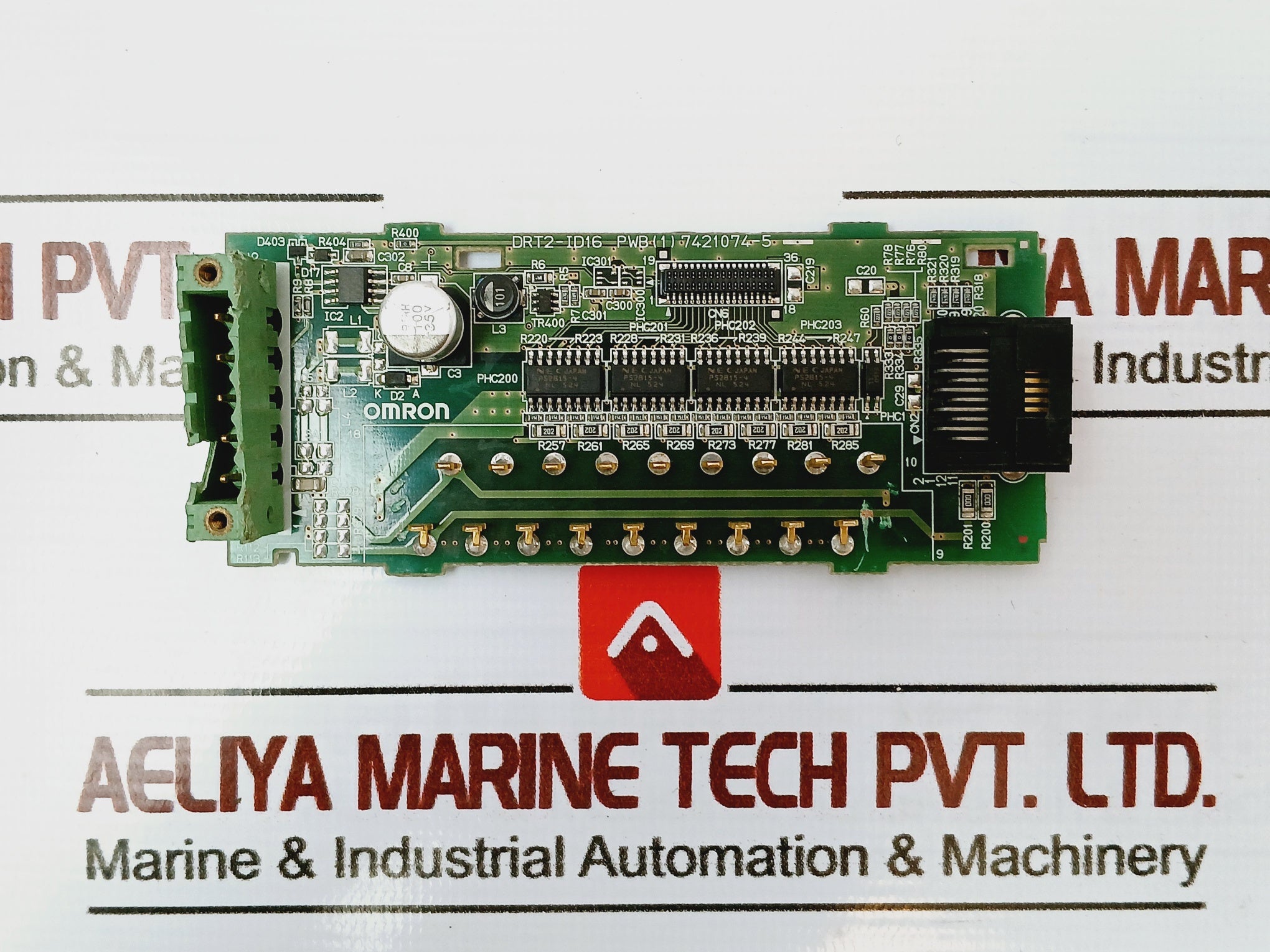 Omron Drt2-id16 Remote I/O Terminal Module Pc Board