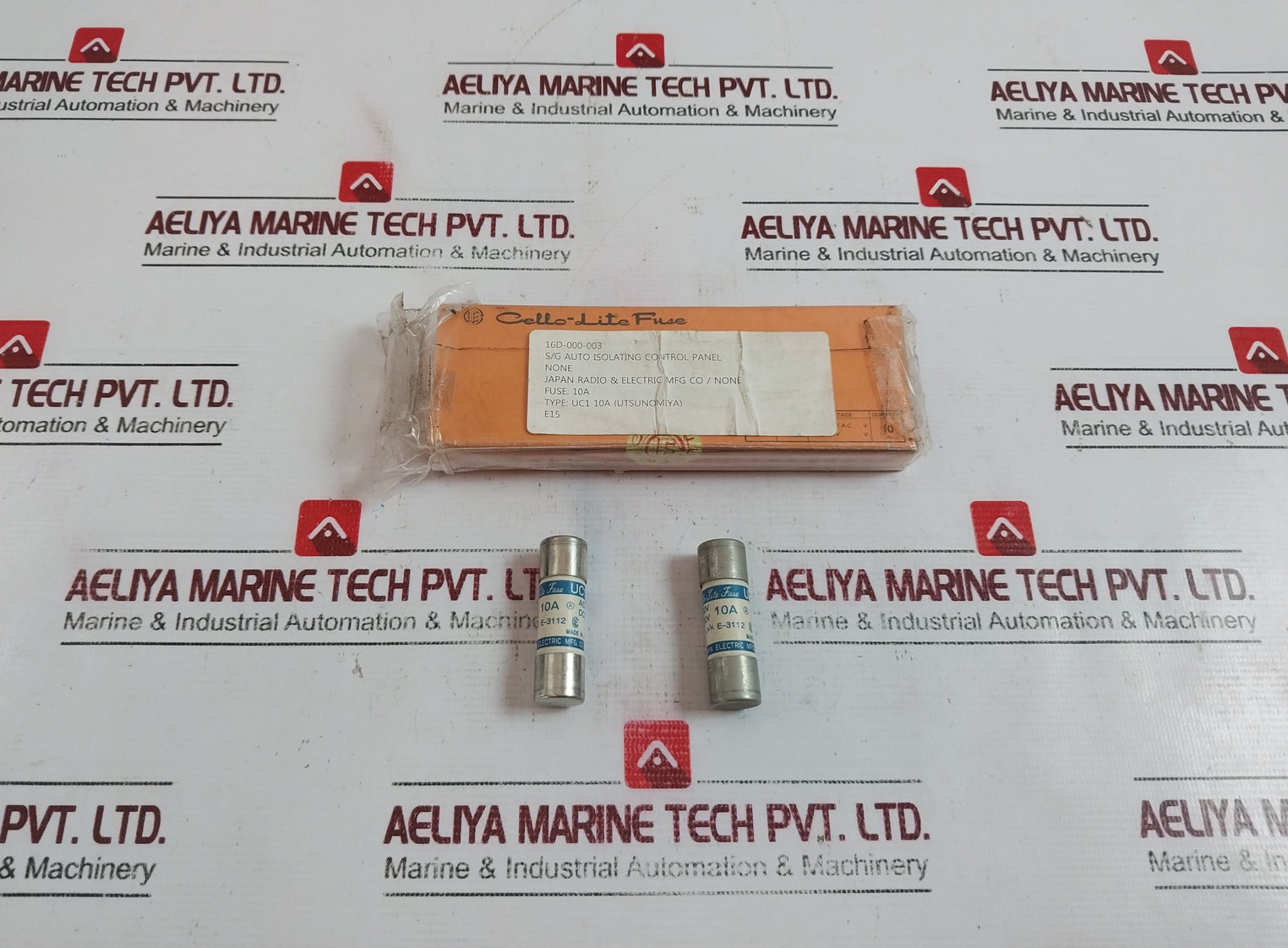 Lot of 10X Utsunomiya UC1 Cello-Lite Fuse 10A AC500V DC250V, 16D-000-003