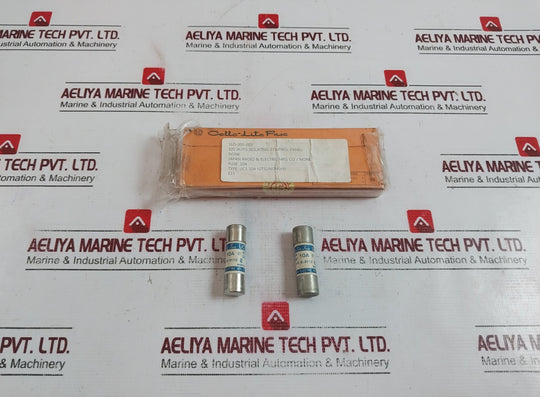 Lot of 10X Utsunomiya UC1 Cello-Lite Fuse 10A AC500V DC250V, 16D-000-003