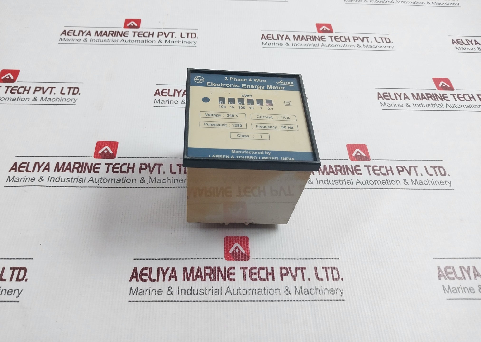 Larsen & Toubro 3 Phase 4 Wire Electronic Energy Meter 240V 5A 50Hz