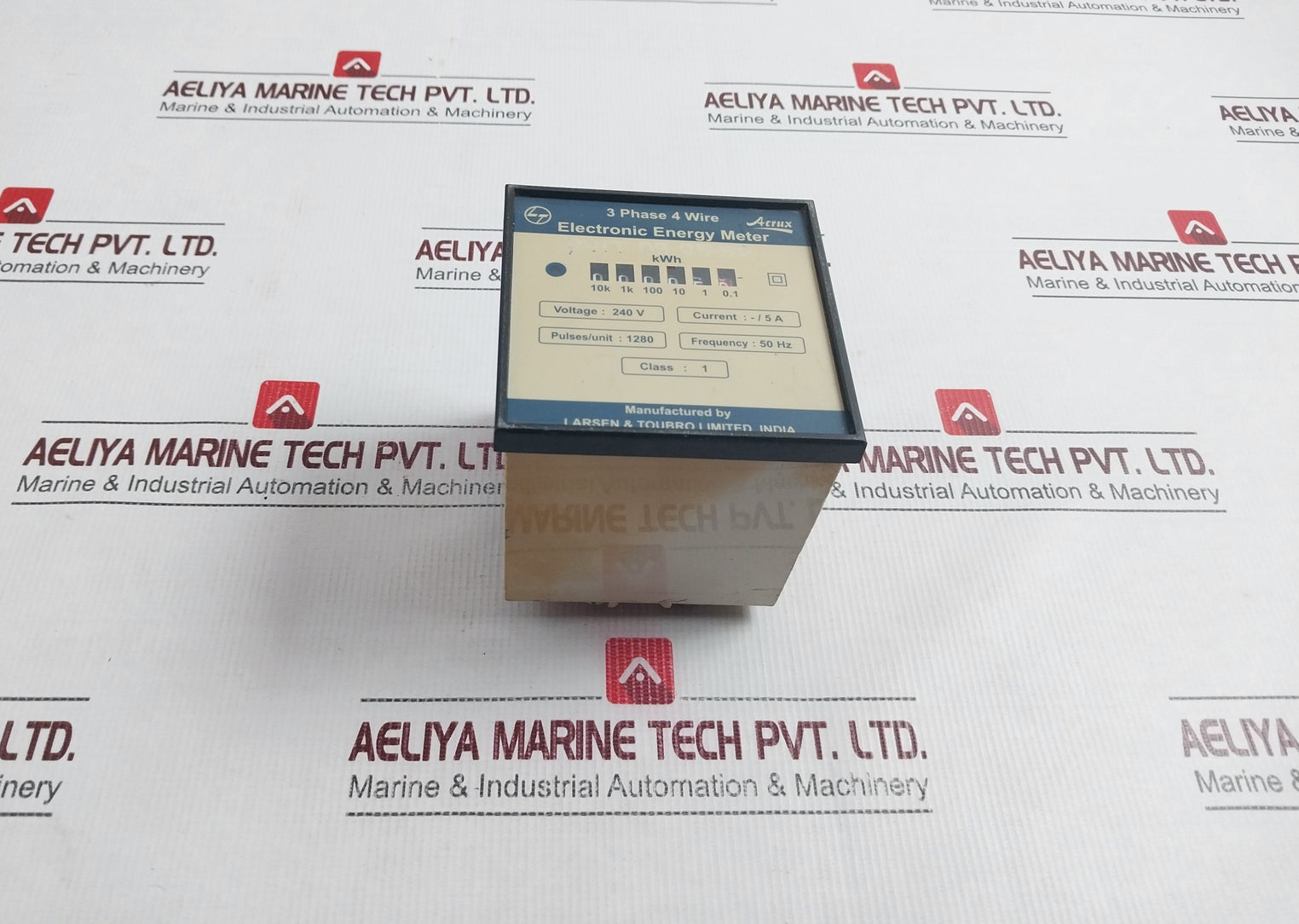 Larsen & Toubro 3 Phase 4 Wire Electronic Energy Meter 240V 5A 50Hz
