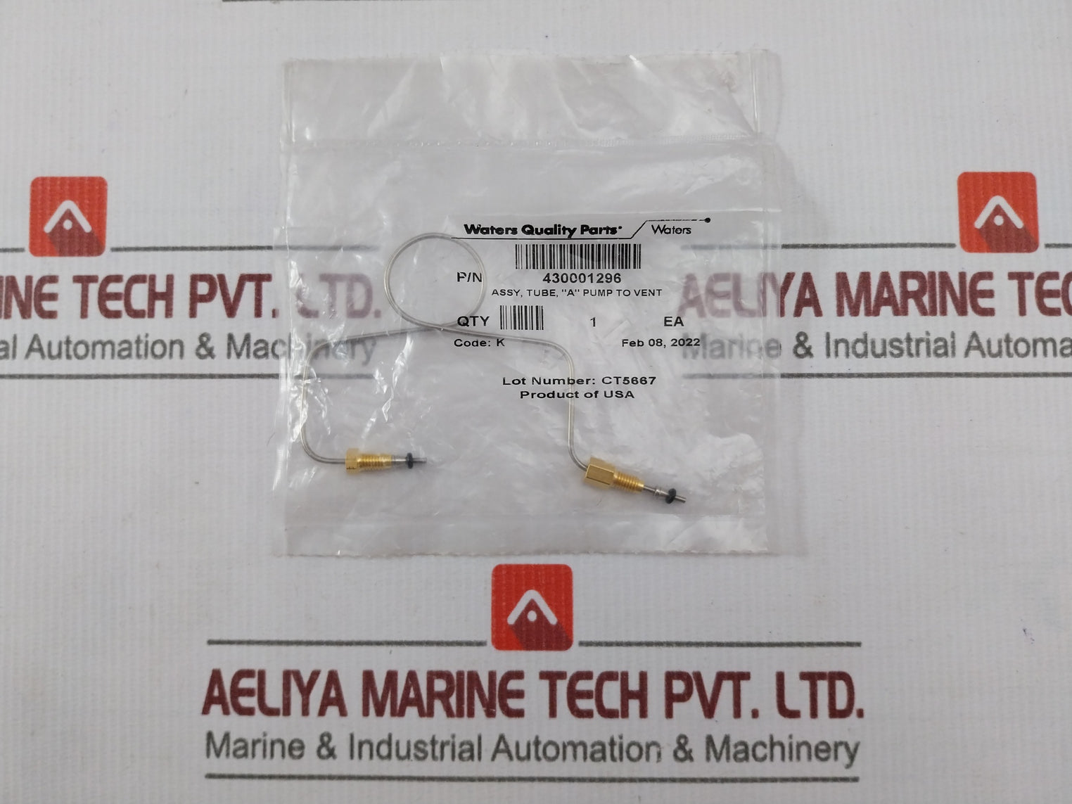 Waters 430001296 Assembly Tube 