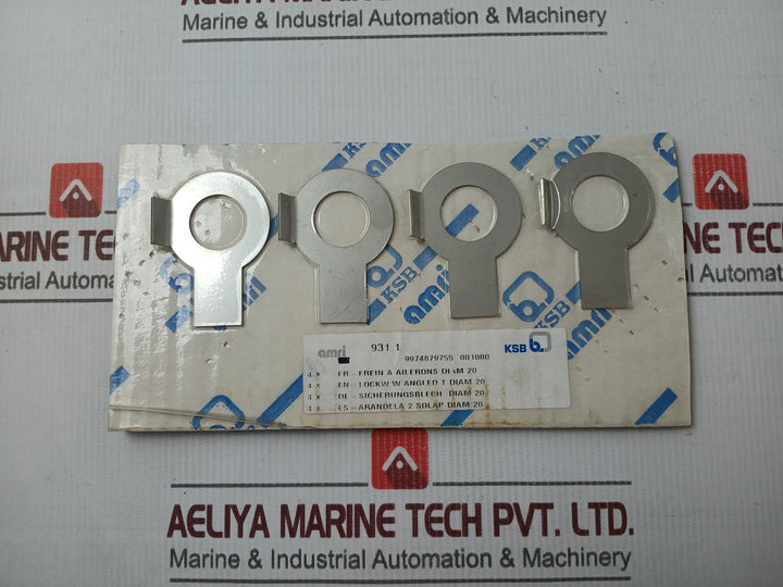 Ksb 9974879755 Amri Washer Lockw W Angled T Diam 20
