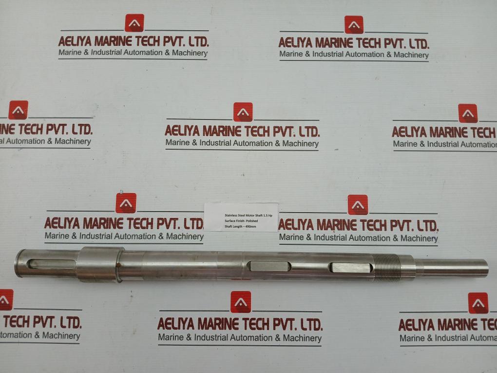 Stainless Steel Motor Shaft 1.5Hp 490Mm