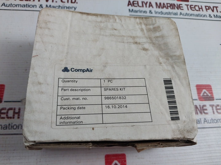 Compair 98650.1832 Service Kit For Valve 08650 1704 & 08650 1017