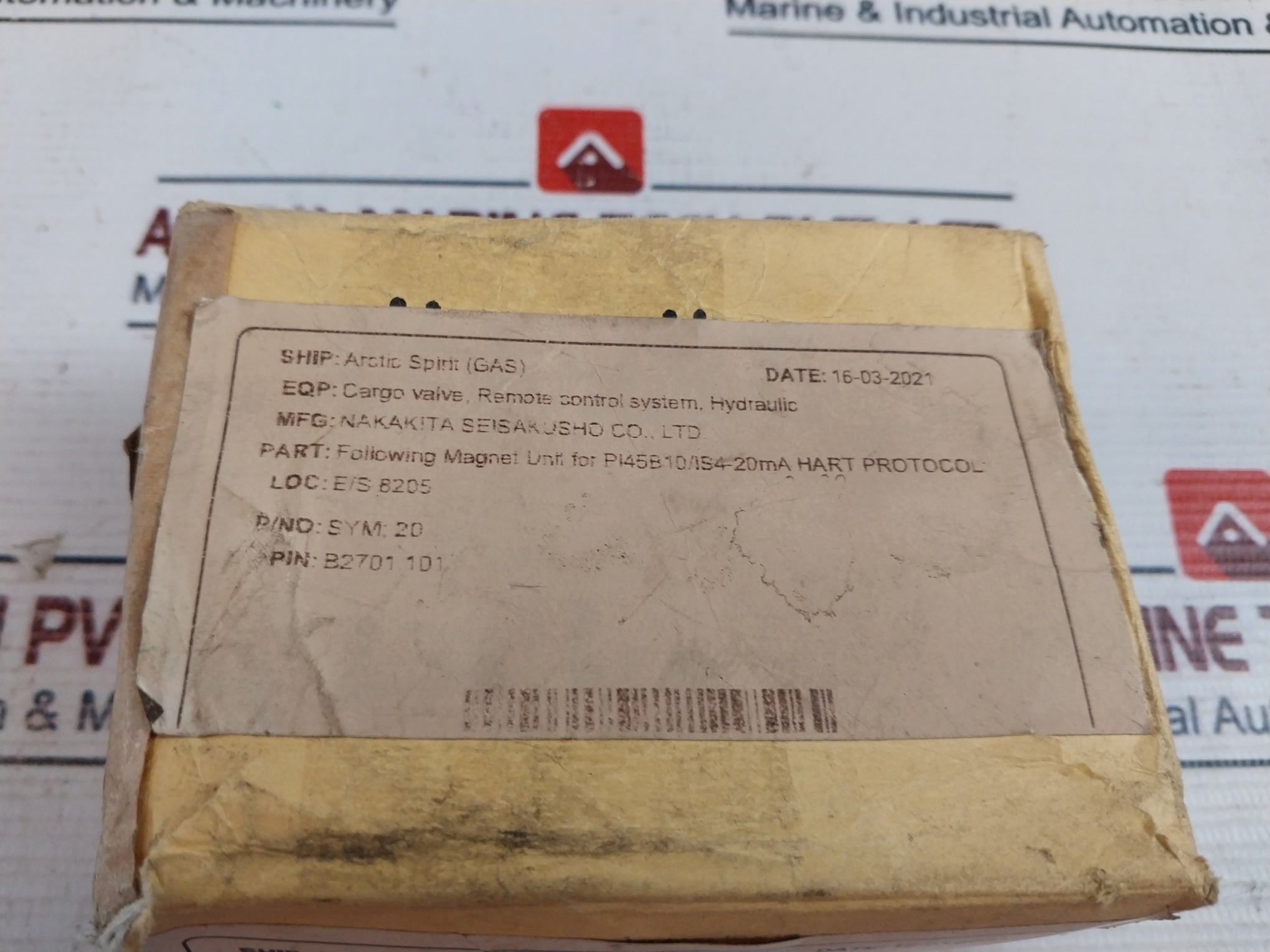 Nakakita Seisakusho Sym:20 Magnet Unit Hart Protocol Pi45B10/Is4-20Ma