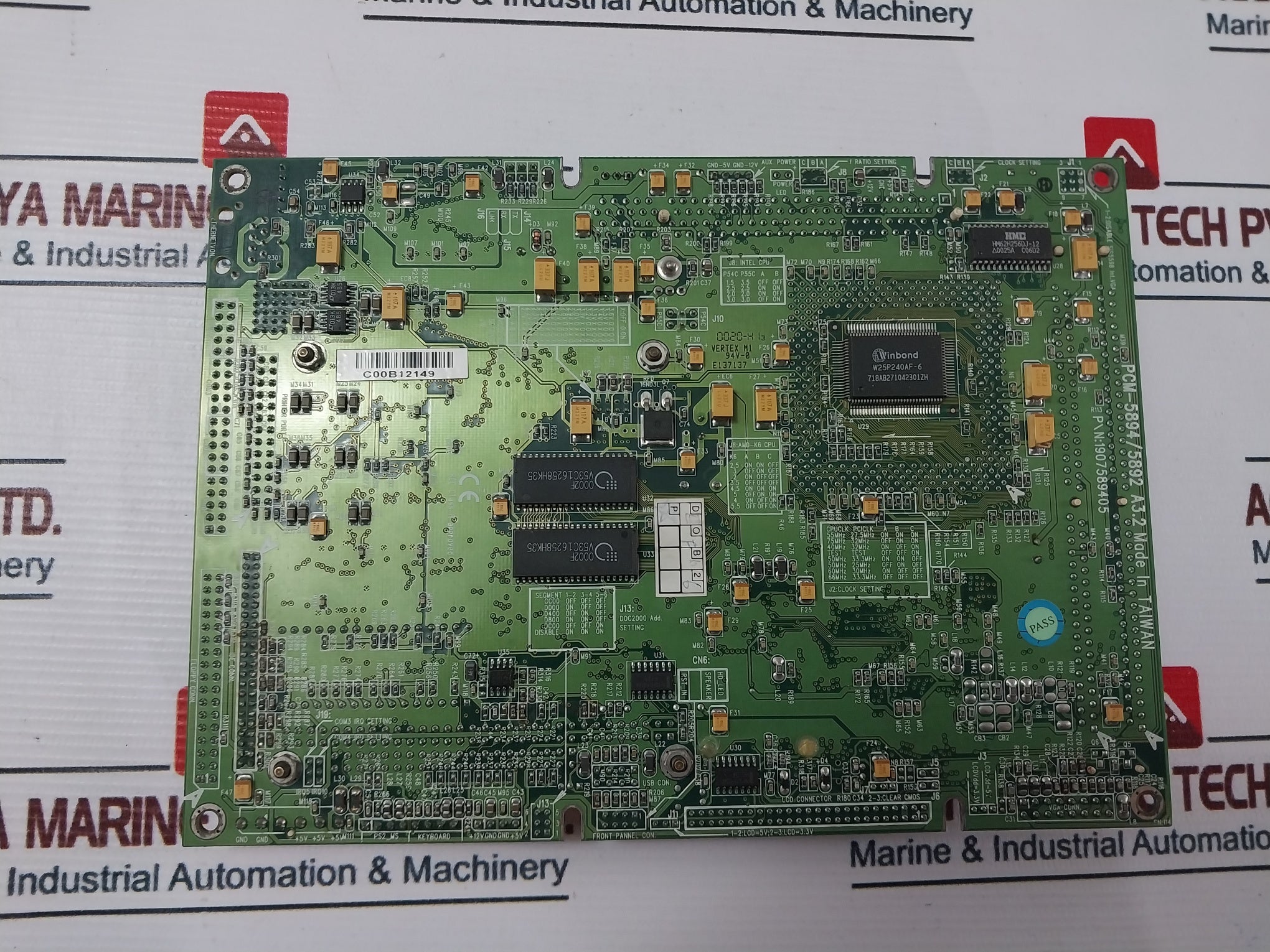 Advantech Pcm-5894/5892 A3.2 Control Mainboard 1907589405