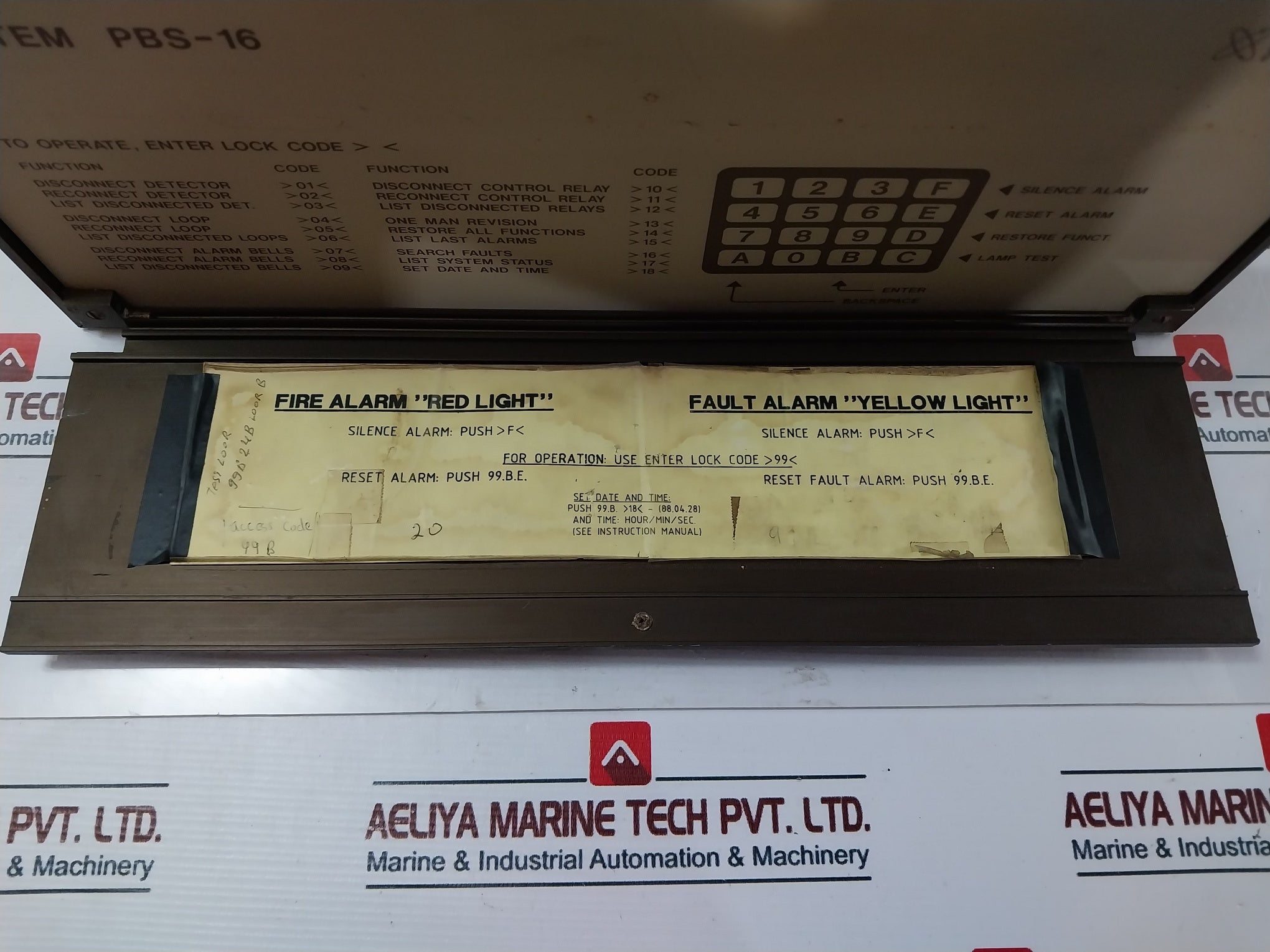 Signalco System Pbs-16 Fire Alarm Control Panel