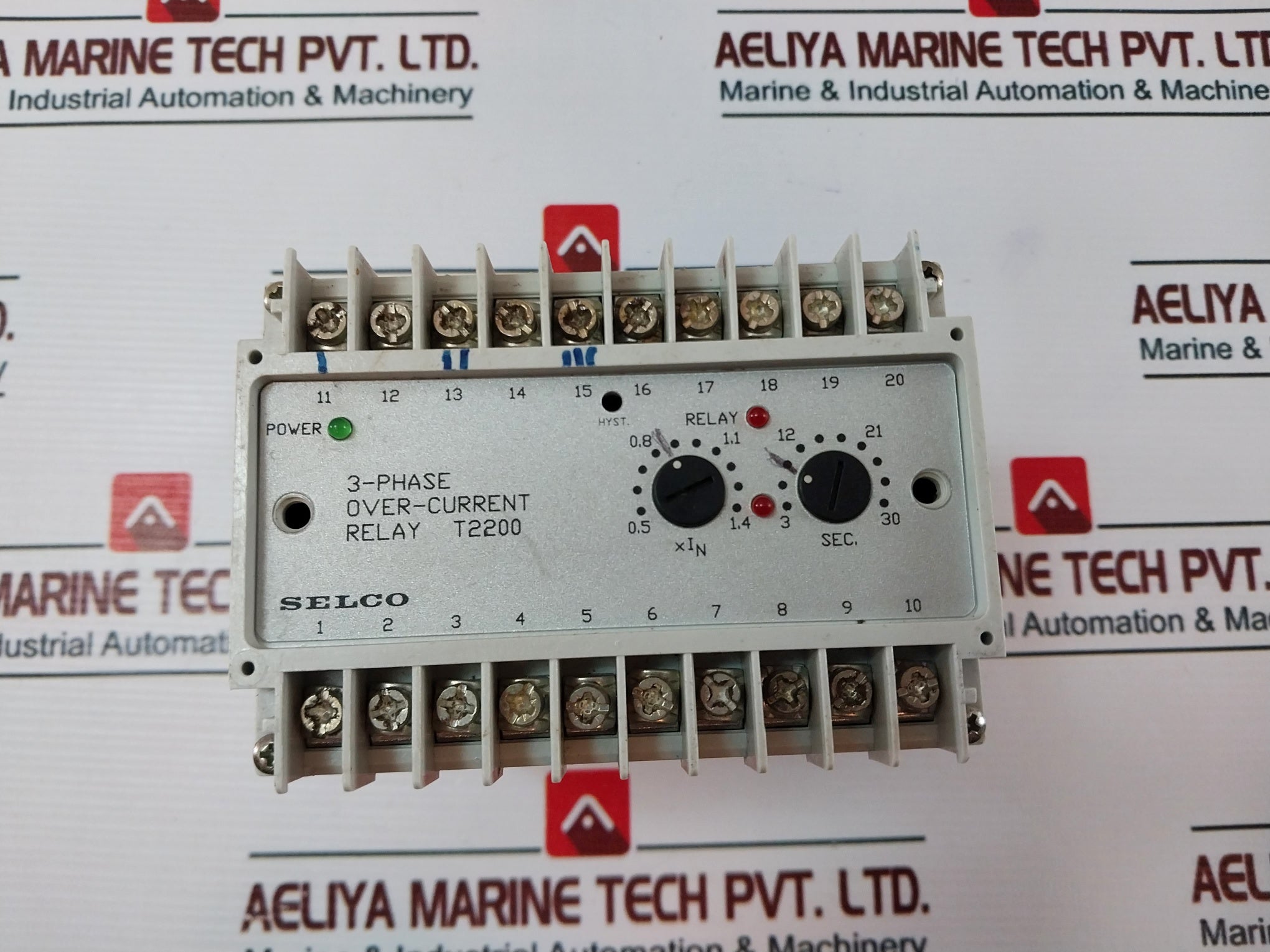 Selco T2200 3-phase Over-current Relay T2200-06