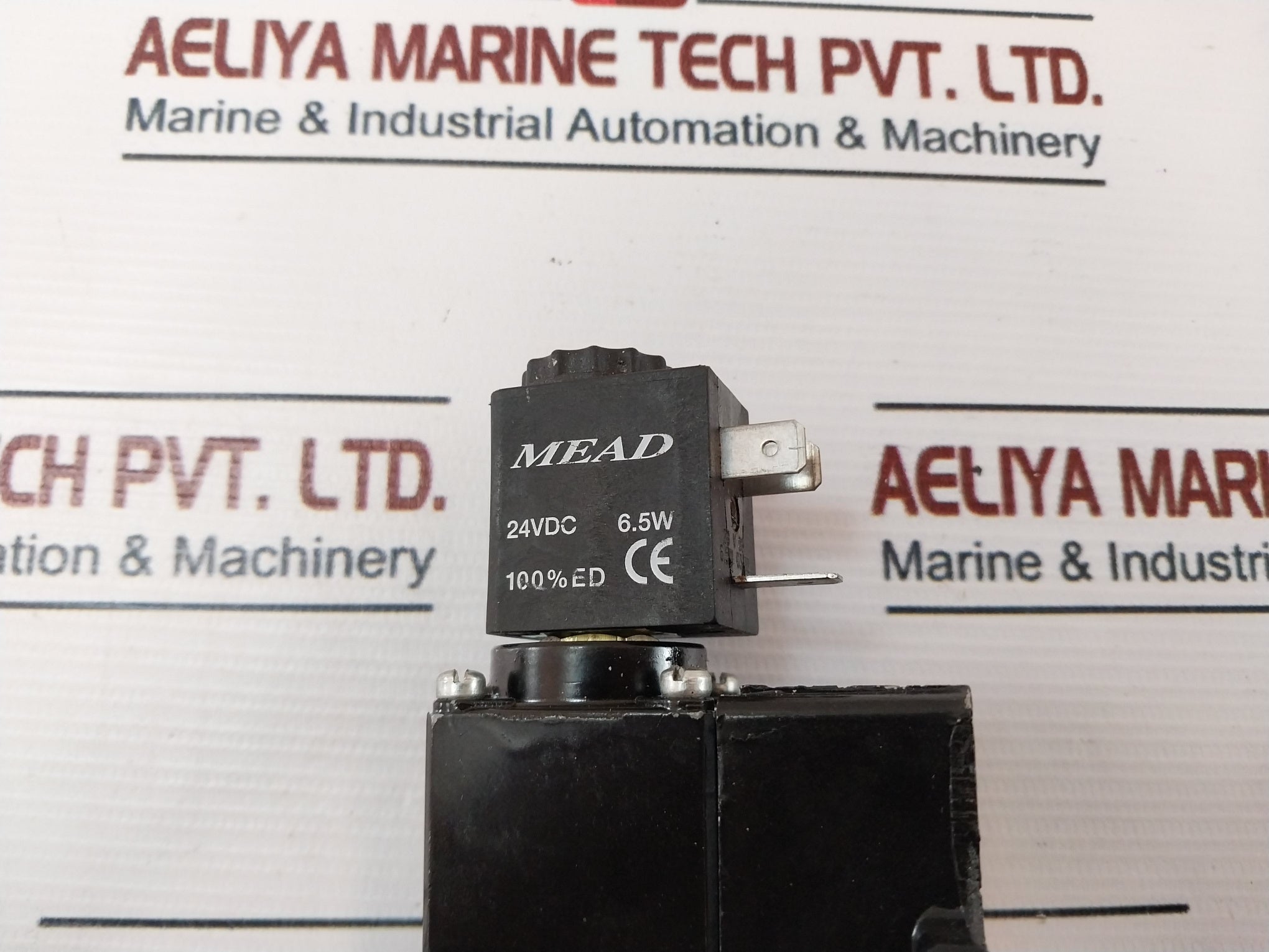 Mead Fluid Dynamics C2-4Dcd Block And Solenoid Valve 24Vdc 6.5W