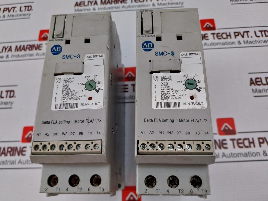 Allen-bradley 150-c37Nbd Soft Starter Smc-3 Ser B 50/60Hz